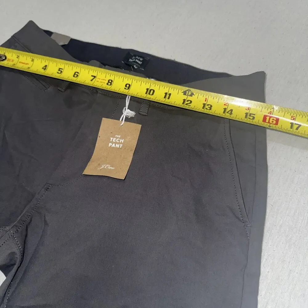 J.Crew Men’s 484 Slim-fit tech Chino pants Bedford Coal Size 30X32 NWT